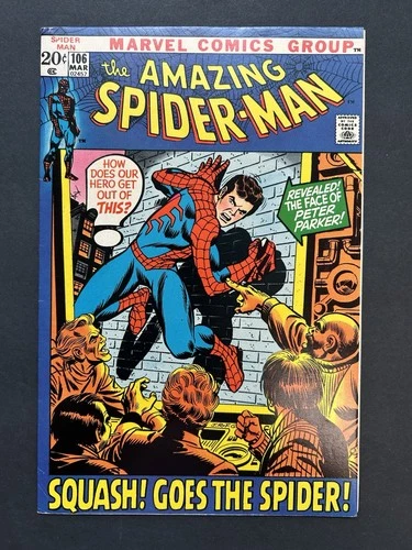 Amazing Spider-Man 106 VF+8.5 HIGH GRADE! Stan Lee Stories! 1972 CombineShip