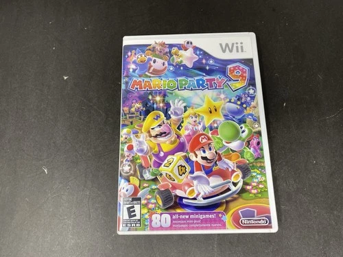 Mario Party 9 (Nintendo Wii, 2012) Complete With Manual & Inserts
