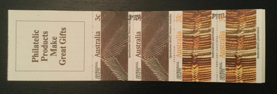 AUSTRALIA 1987 80c Aboriginal Crafts Booklet  CTO/VFU (A757) - image 2 of 2