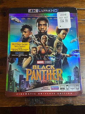 BLACK PANTHER 4K ULTRA HD/Blu-Ray (Used, Excellent) HIGH DEF
