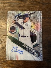 2018 Bowman High Tek - Prospects Evan White #PHT-EW Autographs (AU, RC) MLB Card