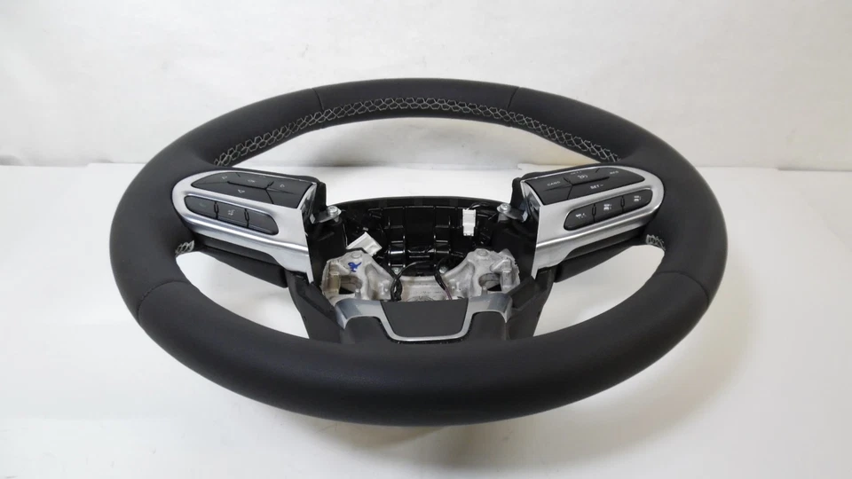 2022-2024 Chrysler Pacifica Leather Steering Wheel Heated w/ Controls Black OEM - Image 4 of 4