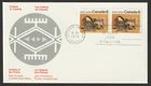 Canada #563p, Plains Indians, Artifacts, Pair, Tagged, First Day Cover, FDC 1972