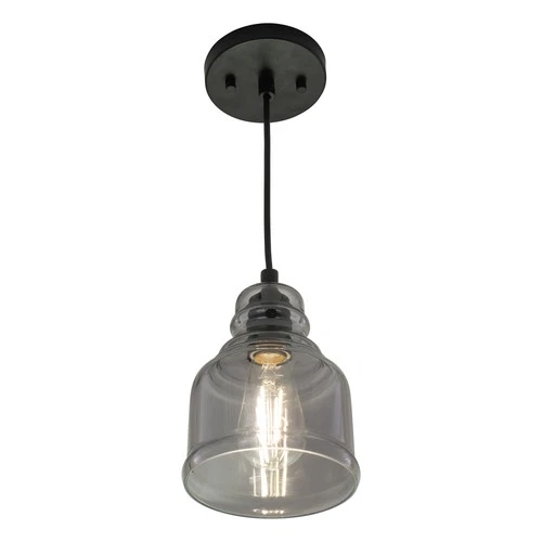 Vaxcel Lighting P0378 Millie 6"W Mini Pendant - Black - Picture 5 of 12