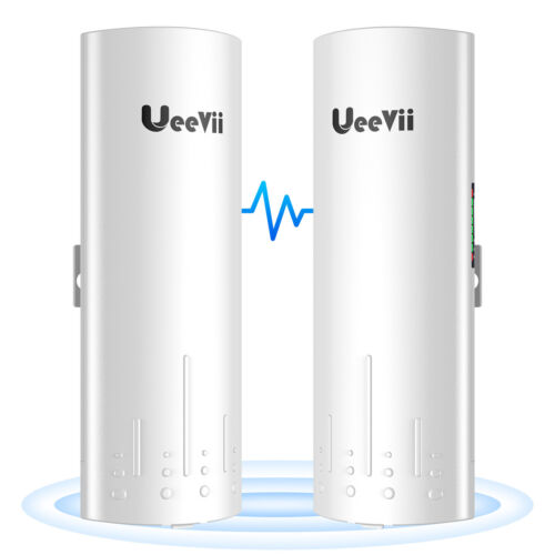 UeeVii POE 5.8G 300Mbps Point to Point WiFi Wireless Bridge 3KM Network Extender - Zdjęcie 1 z 12