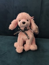 NWT TY Beanie Baby BRIGITTE the Pink Poodle 6.5"
