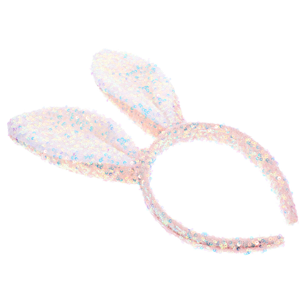 Bunny Ears Headband Glittering Easter Headband Cosplay Headband Costume