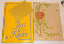 NOS Current Just A Note Folio 12 Cards With 12 Gold Seals - UNUSED