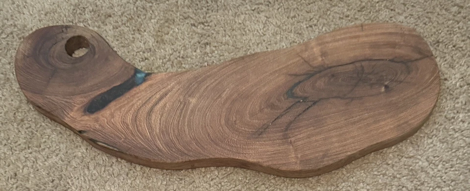 Lot Of 4 🔥 Solid AZ Mesquite Cutting Board W/ Turquoise Inlay 17” L - Image 4 of 4