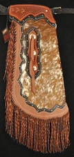 Custom Made Leather Chinks/Hair On Cowhide/New Chaps/Made In USA