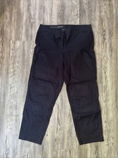 Talbots Womens Size 4 Navy Blue Khaki Pants The Perfect Crop