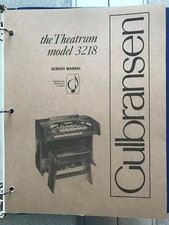 Gulbransen Organ Model 3218-3318-3318W Theatrum Service Manual