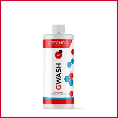Gtechniq Autoshampoo Auto W1 GWash High Foam Schmutz Fleckenentferner Hochglanz 500ml
