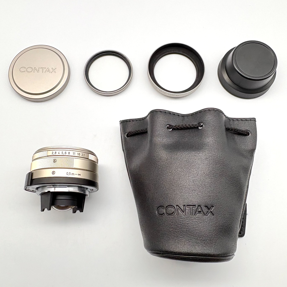 NEAR MINT] CONTAX Carl Zeiss Biogon F2.8 28mm Camera Lens From