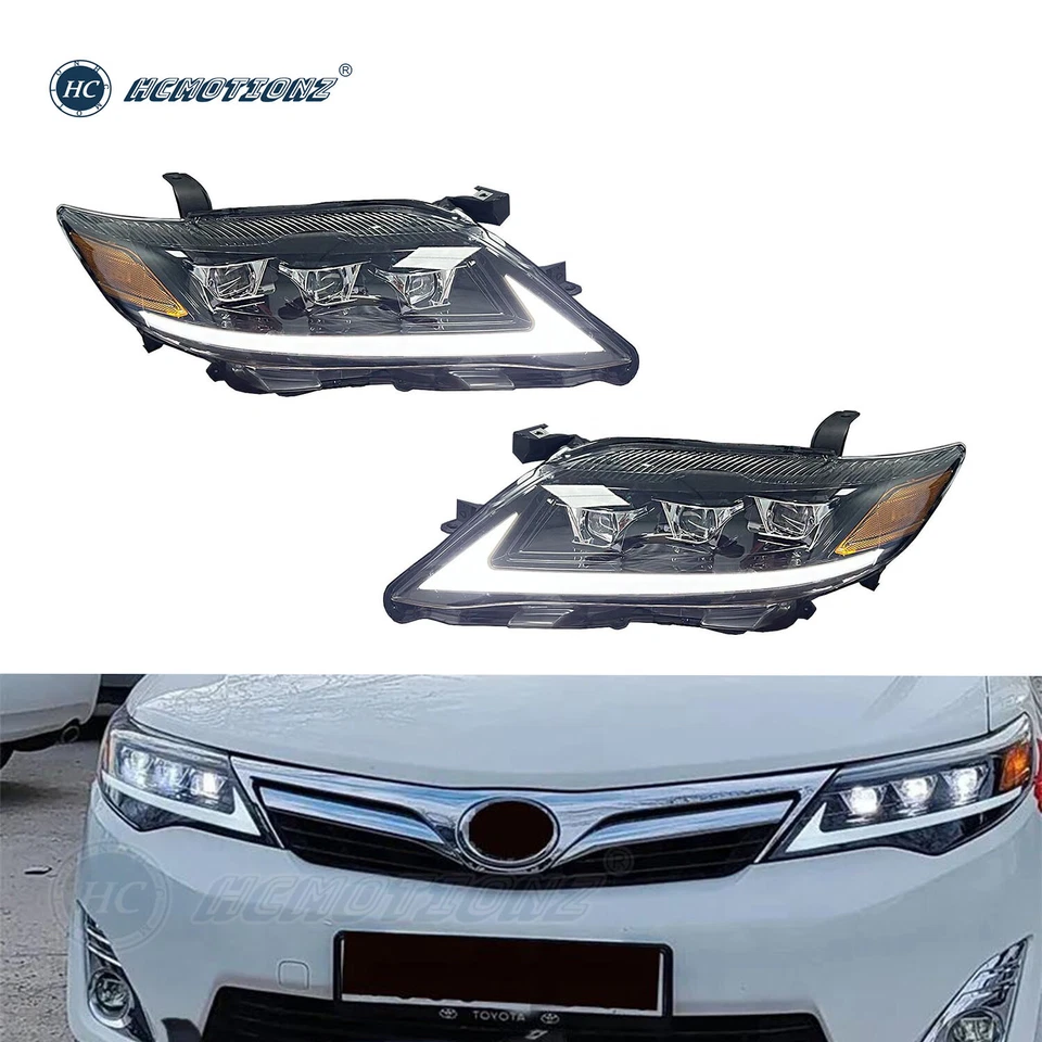 Faros LED usados para Toyota Camry XV40 2010 2011 faro arranque animación Foto 2 de 4