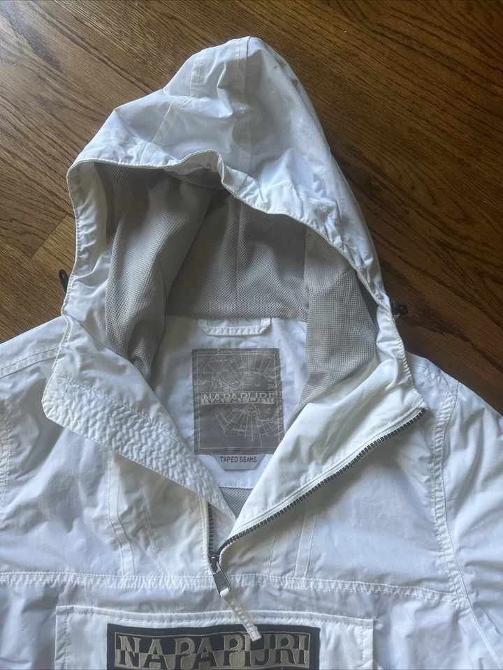 Chaqueta vintage Napajiri 1/4 cremallera (blanca) | Hombre’s Foto 2 de 4