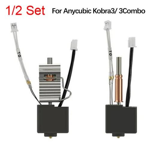 3D Printers For Anycubic Kobra 3 Hotend Kit Accessories with Heatbreak Heat Sink