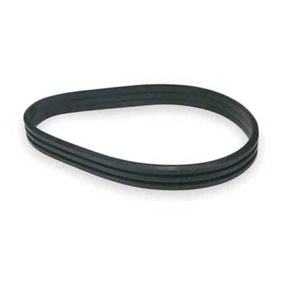Dayton 3Hfc6 3/B85 Banded V-Belt, 88-3/4'' Outside Length, 2'' Top Width, 3 Ribs