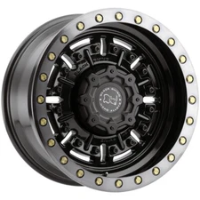 17x9.5 -18 Black Rhino Abrams 5x5.0 Black W/Machined Dark Tint Wheels (Set of 4)