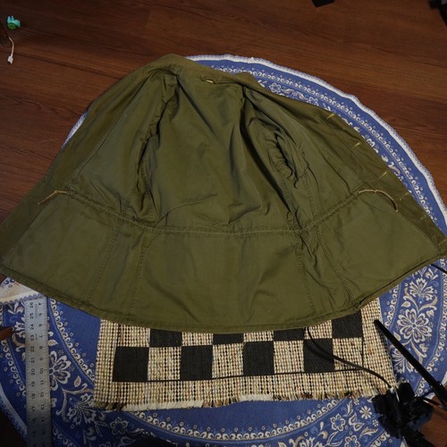 Vintage Original WWII M43 OG 107 Field Jacket Coat US Army w/ Hood Sz M/L - Picture 4 of 20