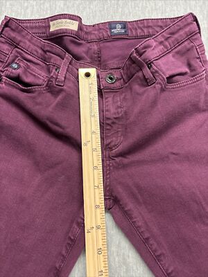 Jean AG Adriano Goldschmied Slim Droit - Taille 28R, Délavé Foncé, Entrejambe 28.5, Occasion Excellent état