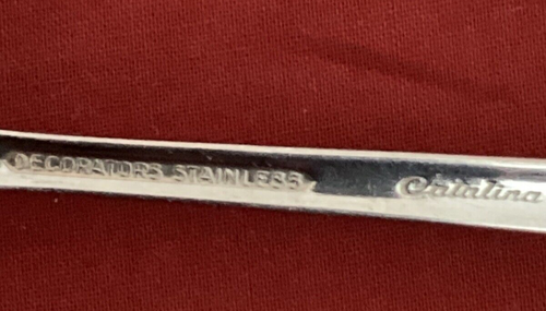Oneida Catalina Dekorateur Edelstahl Besteck Eistee Löffel 7,5" Menge 4 - Bild 2 von 3