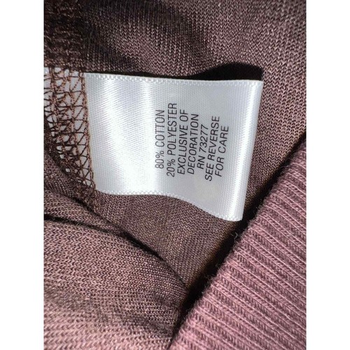 so wear it declare 2008 Y2k velour full zip jacket brown rhinestone size girls 7 - Picture 7 of 7