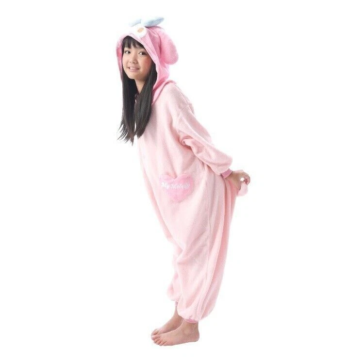 SAZAC Sanrio My Melody Kids Costume Fleece Kigurumi Cosplay 130 110 - Image 3 of 4