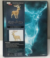 IncrediBuilds Harry Potter Deer Stag Patronus Deluxe Book & 3D Wood puzzle