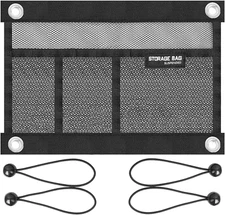 Mesh Storage Bag Kayak Storage Compartments Set Attaches to Kayak Seat,Boat Susp