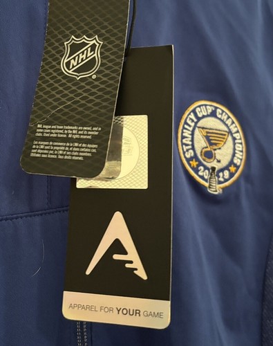 St Louis Blues Jacket Women Full Zip Medium NHL Antigua 2019 Stanley Cup - Picture 7 of 8