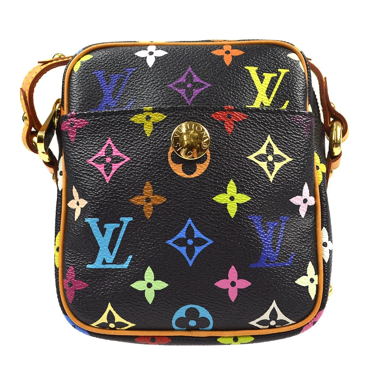 Louis Vuitton Rift Black Canvas Shoulder Bag (Pre-Owned)