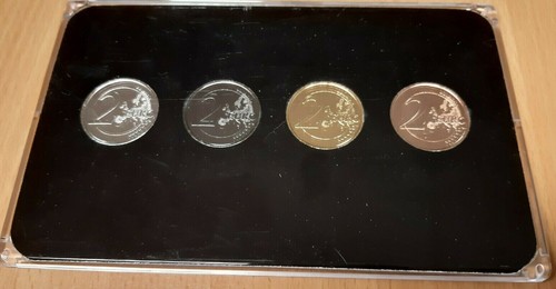 Prestige 2 Euro Edelmetallsatz Luxemburg 2014 Platin... -st- Blister+Zertifikat - Bild 2 von 4