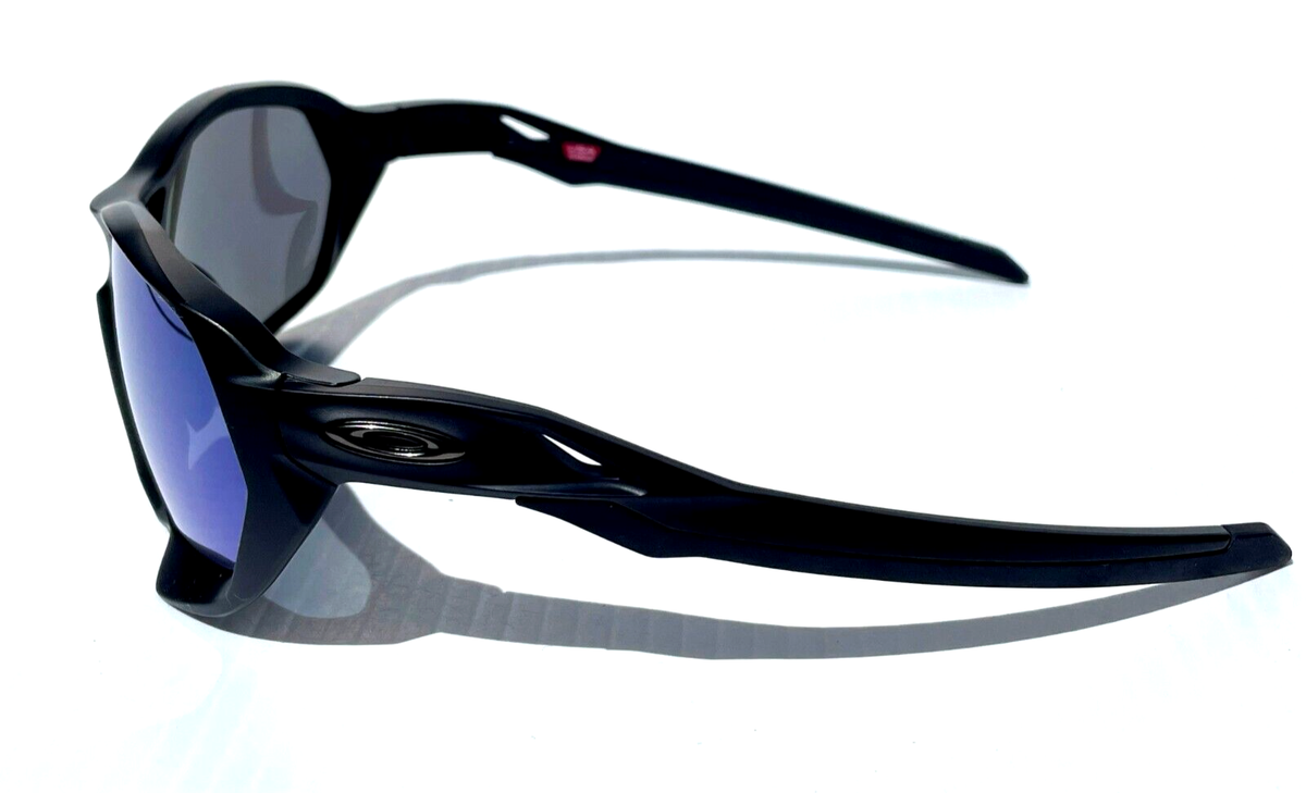 NEW Oakley PLAZMA Matte Black POLARIZED Galaxy Jade Green Lens