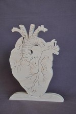 Anatomical Heart Amazing Detail Cardio Puzzle Wood Amish Toy NEW Figurine Art