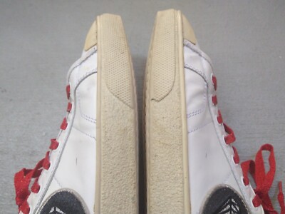 Saint Laurent Paris Sneakers Men Size 9.5 42.5 Red White