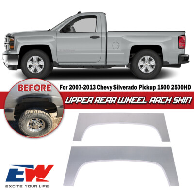 For 2007-2014 Chevrolet Chevy Silverado Upper Rear Wheel Arch Skin Repair Panels