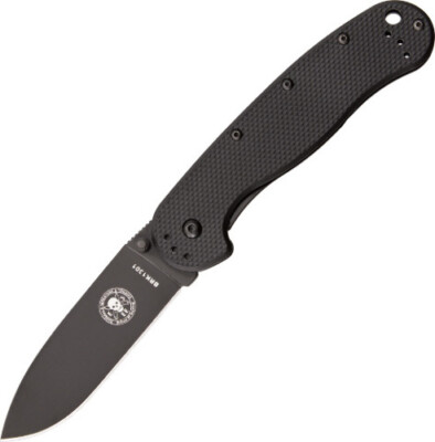 BRK Designed by ESEE Avispa Framelock Black D2 Folding Knife BRK1302BLK D2 BLK