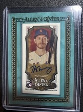2024 Topps Allen & Ginter TAYLOR KOHLWEY RC AUTO MINI Blue Framed SP 03 /50