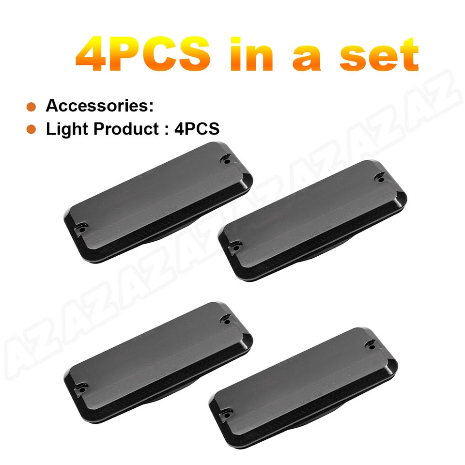 LED Side Marker Light Lamp For 85-95 Chevy G10 G20 GMC G1500 G2500 Van P30 P3500 - Image 4 of 4