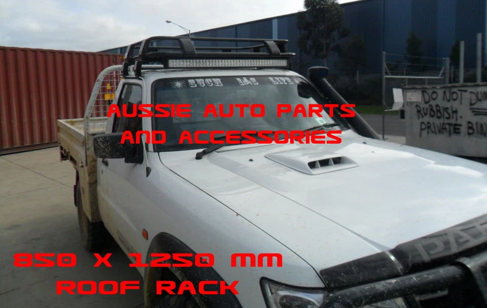 Steel Roof Rack Cage 850x1250mm LXW for Land Cruiser 70 Series Single Cab Ute - image 2 of 4