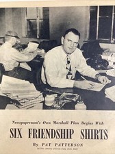 Atlanta GA Print Article 1949 AJC Pat Patterson Charity UK Grenville Robbins