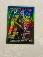 2019-20 Panini Donruss Karl-Anthony Towns Complete Players Green Flood #2