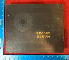 VINTAGE 78 RPM VINYL LOT OF 10 RECORDS IN BINDER  YT62