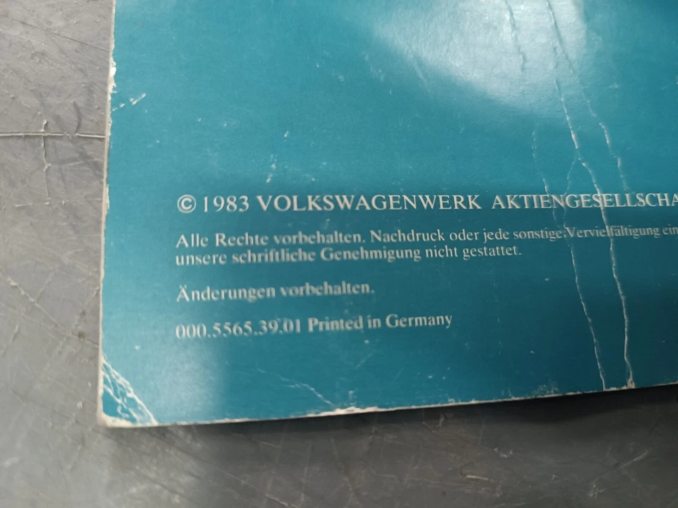 Original VW Käfer 1983 Serviceplan Serviceheft Wartungsheft Kundendienst - Bild 3 von 4