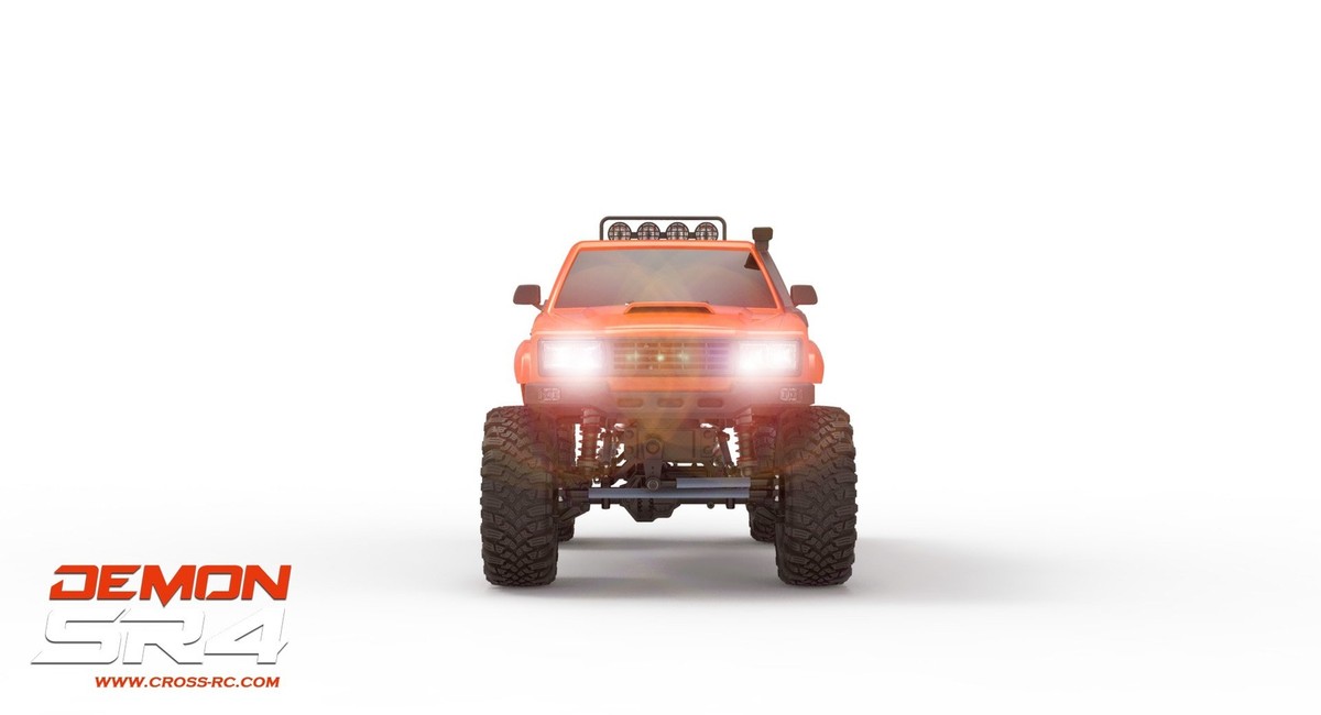 Cross RC SR4C 1/10 Demon 4x4 Crawler Kit, w/ Lexan Body and