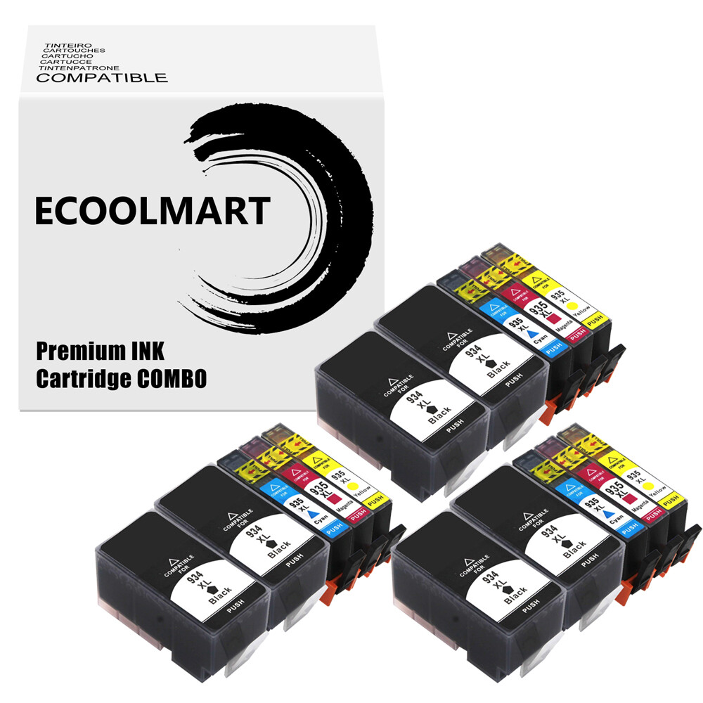15PK Ink Cartridge replace for HP 934XL 935XL Officejet 6812 6815 6820