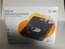 AT T 1740 Digital Answering System With Time and Day Stamp - White