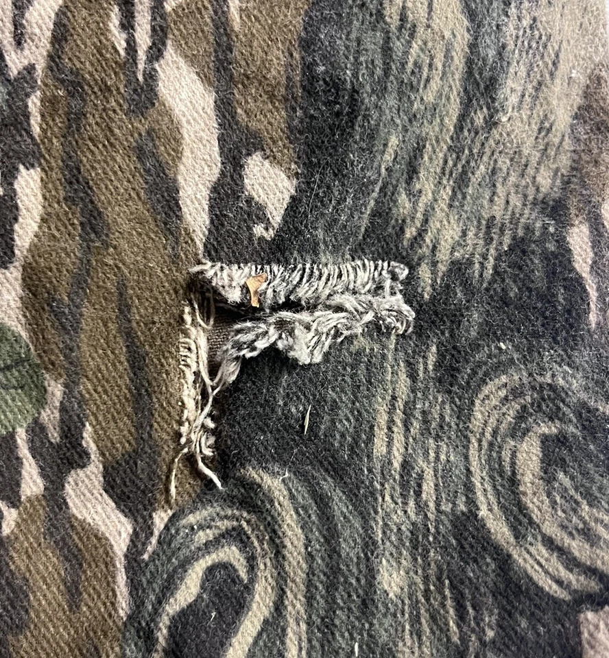 Vintage Early Men’s L Mossy Oak USA Treestand Lightweight Camo Hunting Coveralls - Image 3 of 4