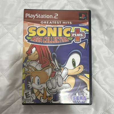 SEGA Sonic Mega Collection Plus Greatest Hits Sony PlayStation 2 PS2 NTSC-U/C